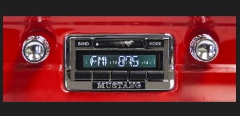 Radio AM/FM, 300watt, Mustang Front, RCA Outputs & Aux Inputs for Ipod ...