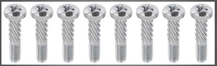 Tail Light Lens Screw Kit 8pce (Attaches lens to housing or bucket) 67/68