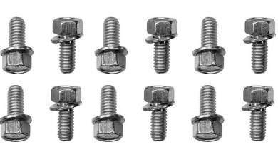 12 Point Valve Cover Chrome Steel Bolts 289-302