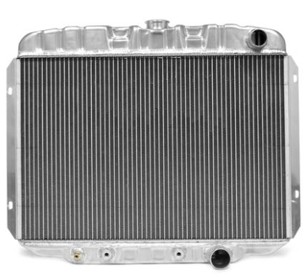 Radiator Alloy 24" 2Row Maxi Core 289,302,351 rnW/AC Right Outlet 68/69