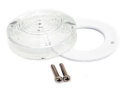 Park Light Lens Gasket and Screws, Clear, Right or Left 67/68